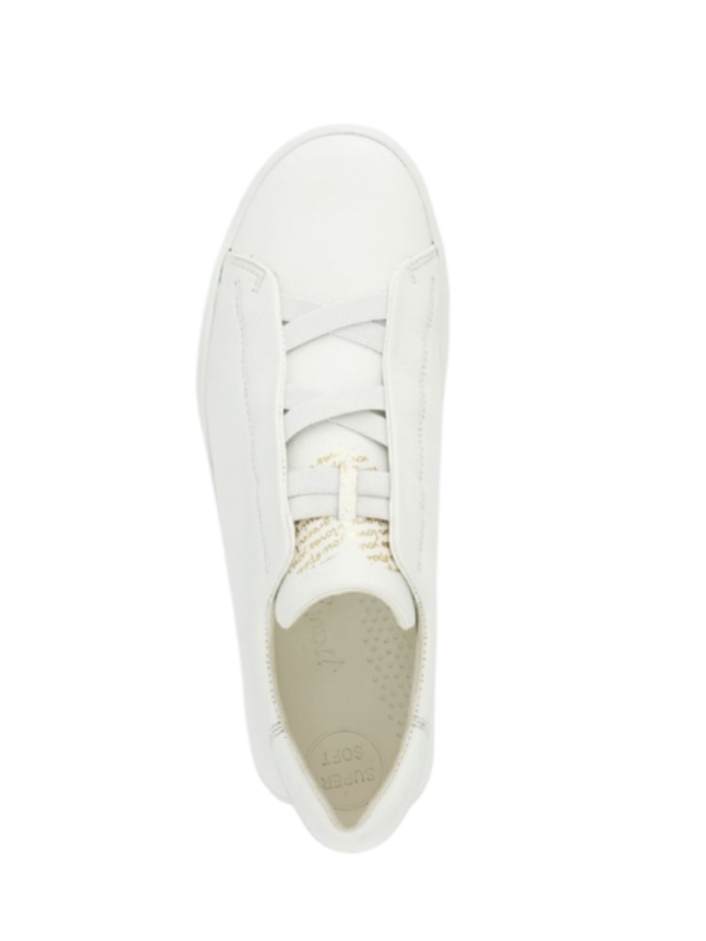 White leather sneakers. US Women’s.  Never worn